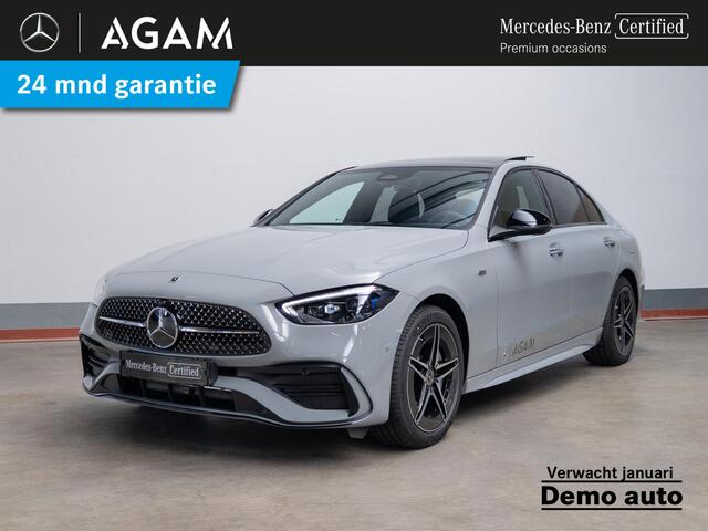 Mercedes-Benz C-KLASSE 300 e Business Solution AMG Premium PLUS | Panorama dak | Trekhaak