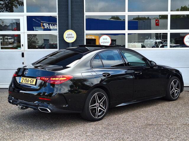 Mercedes-Benz C-KLASSE 300 e AMG Line Limited | Panoramadak | Trekhaak | Night pakket | 360? camera | Dodehoekassistentie | Sfeerverlichting