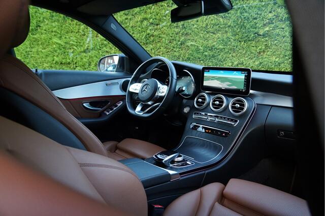 Mercedes-Benz C-KLASSE C 180 AMG line | Sound Multibeam Panoramadak Bruin leder Artico