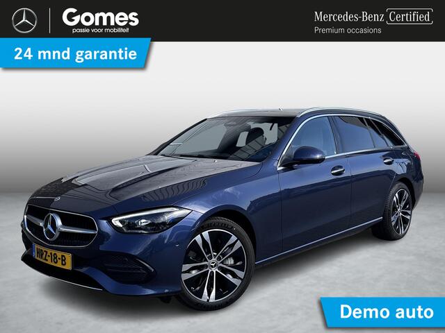 Mercedes-Benz C-KLASSE Estate 300 e Luxury Line | Leder Beige | Panoramadak | Winter Pakket | Trekhaak | DIGITAL LIGHT | DISTRONIC Afstandsassistent | 360° Camera | Stuurverwarming | Apple CarPlay | Android Auto | Elektrisch Verstelbare Stoelen + Memory