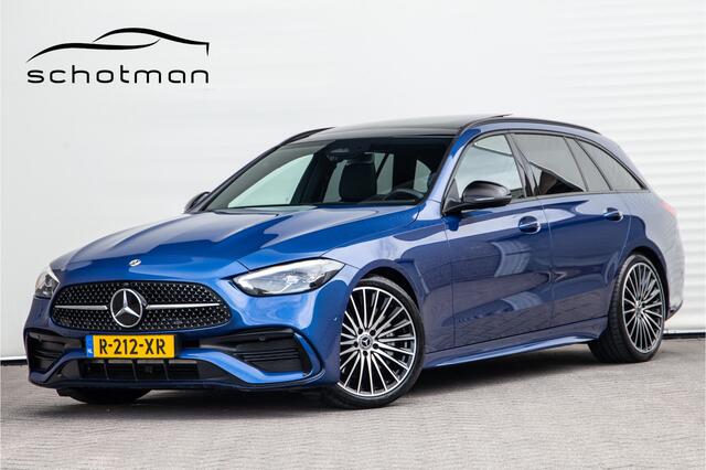 Mercedes-Benz C-KLASSE Estate 200 AMG Nightpakket, pano, Camera, 19" ,Carplay, 2022