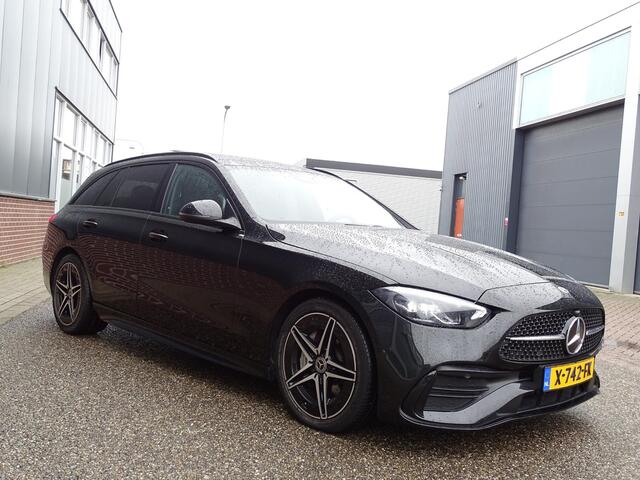 Mercedes-Benz C-KLASSE Estate 200 d AMG Line DODEHOEK DETECTIE | NAVIGATIE| CRUISE CONTROL | CAMERA | SFEERVERLICHTING | PANORAMADAK | ELEKTRISCHE STOELEN | STOELVERWARMING |