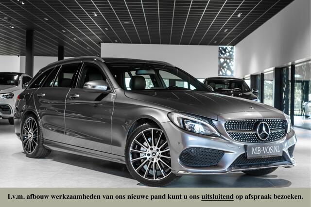 Mercedes-Benz C-KLASSE Estate 180 AMG Sport Edition Leder|Sfeerverlichting|Aut-kofferklep|LED|19"|New Service/APK