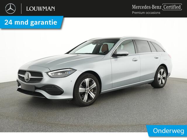 Mercedes-Benz C-KLASSE Estate 300 e AMG Plug-In Hybride Panorama Schuif-Kanteldak | Trekhaak | Digital Light | 360° camera | Easy Pack Achterklep | Apple CarPlay. Inclusief 24 maanden MB Certified garantie voor Europa.