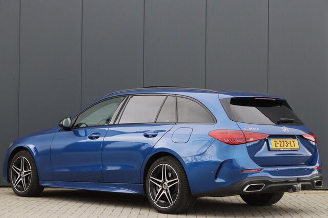 Mercedes-Benz C-KLASSE 300 e AMG Line Pano 360° Trekhaak Leder
