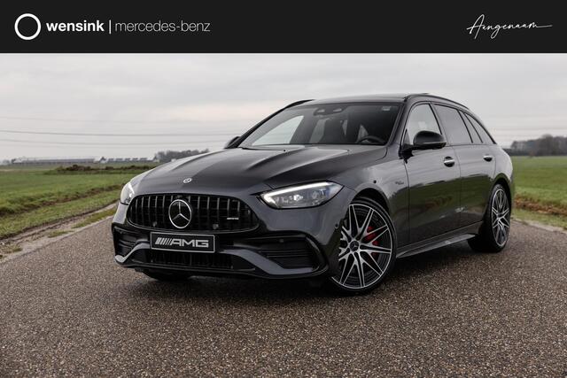 Mercedes-Benz C-KLASSE Mercedes-AMG 43 AMG Estate 4MATIC | Premium Plus | Panorama-schuifdak | BURMESTER | Trekhaak | Stoelverwarming + verkoeling | AMG Nightpakket I + II | AMG Performance stoelen |