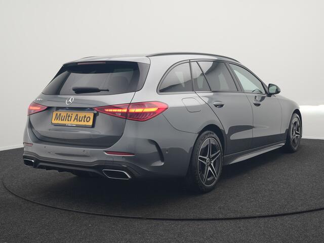 Mercedes-Benz C-KLASSE Estate 300 e AMG Line NIEUW MODEL Plug In Hybrid 313pk Dealer O.H PHEV | Adaptive Cruise | Camera | Alcantara Sportstoelen Verwarmd | Sfeerverlichting | Virtual | Blis | Navigatie | DAB |
