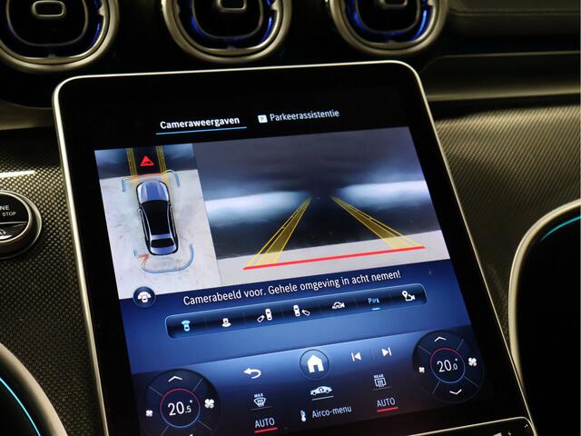 Mercedes-Benz C-KLASSE 200 4MATIC AMG Line [SCHUIFKANTELDAK, ADAPTIVE CRUISE CONTROL, BURMESTER, ELEKTRISCHE STOELEN, 360 CAMERA, SFEERLICHT, CARBON, URBAN GUARD+, NIEUWSTAAT]