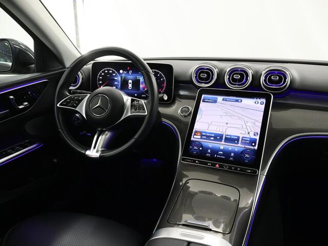 Mercedes-Benz C-KLASSE 180 Luxury Line | Panoramadak | Trekhaak | Memory stoelen | Getint glas | Sfeerverlichting |