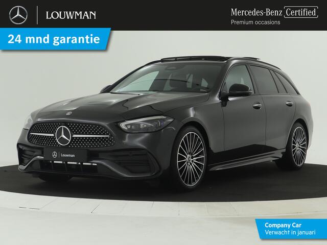Mercedes-Benz C-KLASSE Estate 180 LIMITED AMG Line Plus | Nightpakket | Trekhaak | EASY PACK achterklep | KEYLESS GO-comfortpakket | Antidiefstalpakket GUARD 360° Plus | Parkeerpakket met 360°-camera | Burmester® 3D surround sound system |