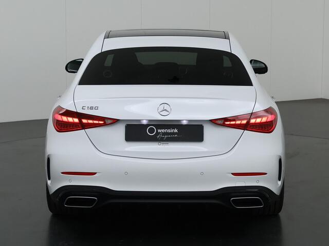 Mercedes-Benz C-KLASSE 180 Star Edition AMG LINE | Night pakket | Panorama schuifdak | 360 camera | Apple carplay | Dode Hoek | Memory stoelen | Digital Light | Antidiefstal pakket