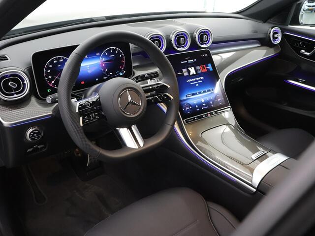 Mercedes-Benz C-KLASSE 180 Star Edition AMG Line Plus | Panoramadak | Apple carplay | 360 camera | Nightpakket | Memory zetels | Dode hoek aas |