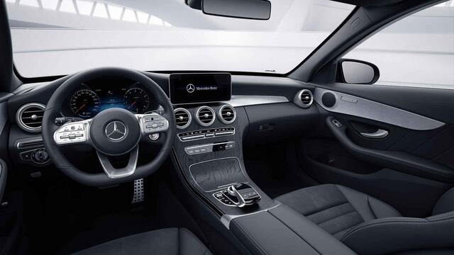 Mercedes-Benz C-KLASSE Estate 180 Business Solution AMG | Trekhaak | Stoelverwarming | Achteruitrijcamera | Appel Carplay | Widescreen |