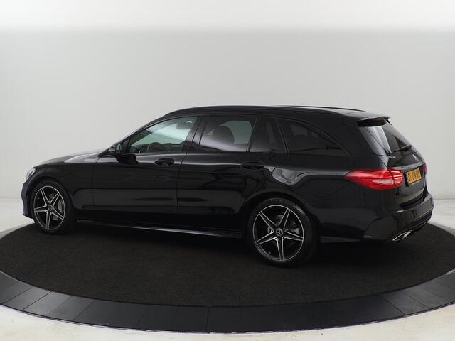 Mercedes-Benz C-KLASSE 200 AMG Night | Leder | Stoelverwarming | Full LED | Park Assist | Navigatie | Climate control | Cruise control | Bluetooth