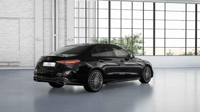 Mercedes-Benz C-KLASSE 180 AMG Line | Night | Panoramadak | Stoelverwarming | Achteruitrijcamera | 19" lichtmetalen velgen |