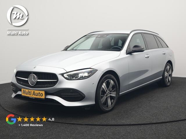 Mercedes-Benz C-KLASSE Estate 300 e Avantgarde Plug In Hybrid 313pk Dealer O.H. PHEV | Adaptive Cruise | 360 Camera | Lederen Sportstoelen Verwarmd | Night Pakket | Apple Carplay | Sfeerverlichting | Blis | Navigatie | DAB |