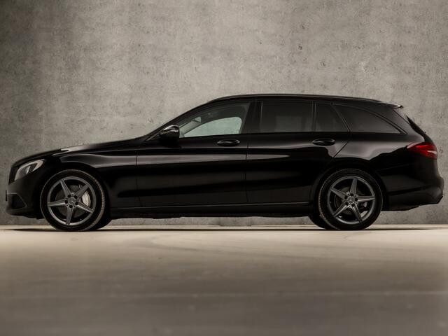 Mercedes-Benz C-KLASSE Estate 350 e AMG Sport 279Pk Automaat (NAVIGATIE, LUCHTVERING, CAMERA, LEDER, GETINT GLAS, SPORTSTOELEN, STOELVERWARMING, SFEERVERLICHTING, NIEUWE APK, NIEUWSTAAT)