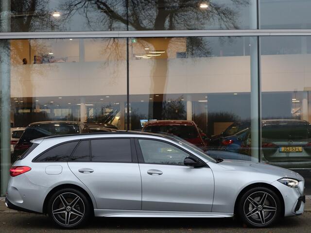 Mercedes-Benz C-KLASSE Estate 300 e AMG Line | Panoramadak | Navigatie | 360 camera | HUD | Trekhaak | Panoramadak | Memory Seats | Automaat