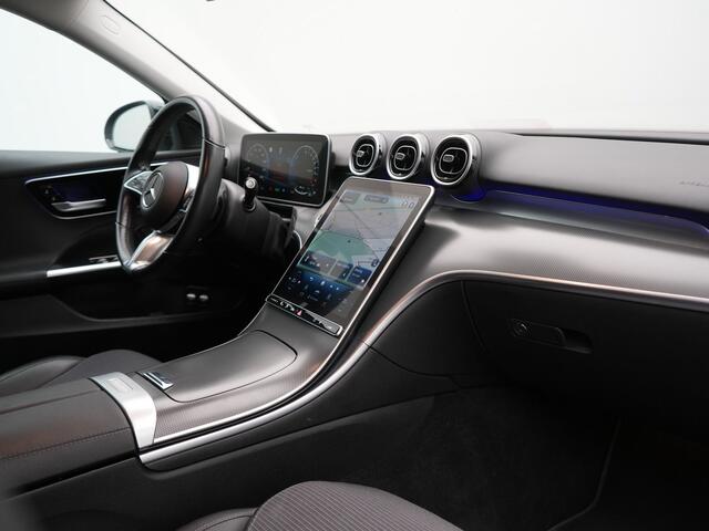 Mercedes-Benz C-KLASSE Estate 300 e Avantgarde Plug In Hybrid 313pk Dealer O.H. PHEV | Trekhaak Af Fabriek | Camera | Night Pakket | Sportstoelen Verwarmd | Apple Carplay | Sfeerverlichting | Navigatie | Virtual | DAB |
