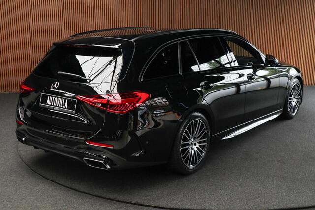 Mercedes-Benz C-KLASSE Estate 180 AMG Line Navi Leer Camera Nightpack PTS Ambient Elekt. achterklep PTS LM velgen BTW auto!