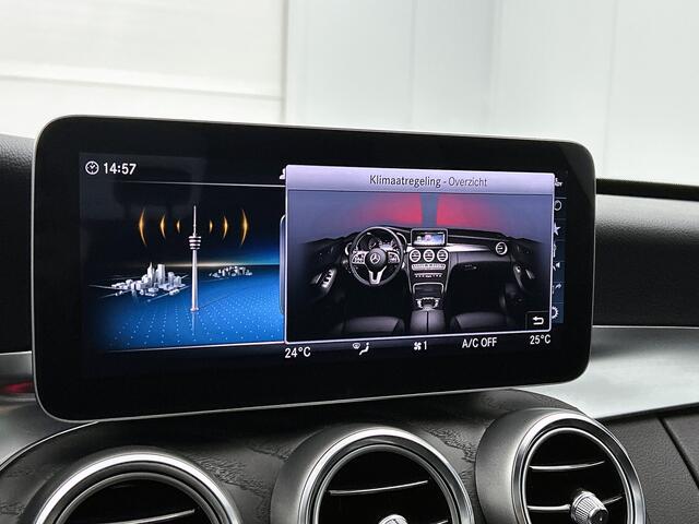Mercedes-Benz C-KLASSE 180 AMG Nightpakket | Panoramadak | Burmester® | 360° Camera | Alarm | Sfeerverlichting | Keyless Go | Inclusief 24 maanden Mercedes-Benz Certified garantie voor Europa.