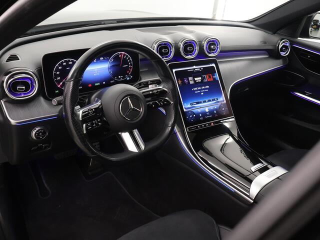 Mercedes-Benz C-KLASSE Estate 300 e AMG Line | Night | 360 camera | Panoramadak | Rijassistentiepakket | Sfeerverlichting | Premium sound system |