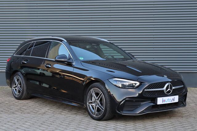 Mercedes-Benz C-KLASSE Estate 300 e AMG Line Pano/Leder/360/Head-up/Elek. stoelen+mem/Sfeer/Trekhaak wegkl.