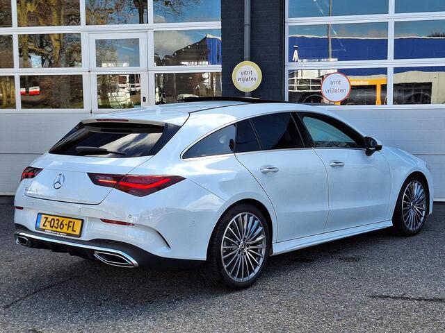 Mercedes-Benz CLA-KLASSE Shooting Brake 180 | Panoramadak | AMG | Achteruitrijcamera | Stoelverwarming | Multibeam LED | Sfeerverlichting | Keyless-GO | Elektrische achterklep