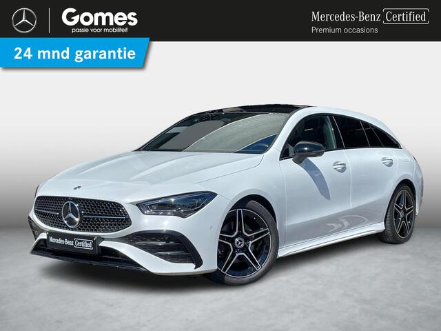 Mercedes-Benz CLA-KLASSE Shooting Brake 180 | Panoramadak | AMG Night | 360° Camera | Head-up display | Memorystoelen verwarmd | Sfeerverlichting