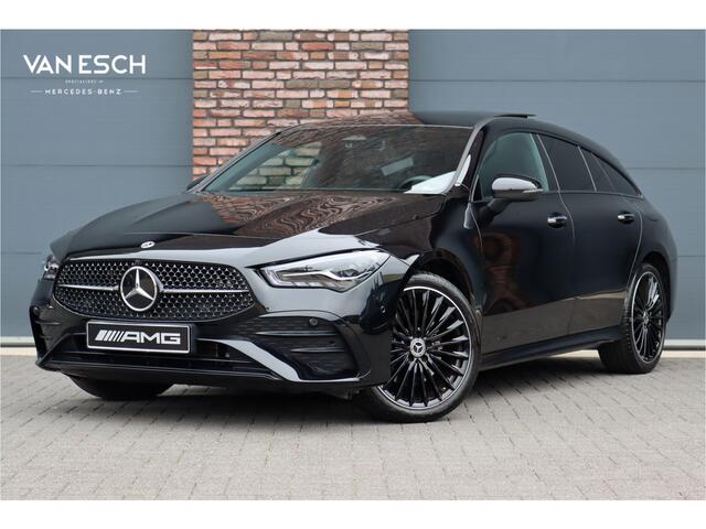 Mercedes-Benz CLA-KLASSE Shooting Brake 250 e AMG Line Aut8 | Facelift | Panoramadak | Distronic Pro | Verwarmd Stuurwiel | Widescreen | Keyless Go | Surround Camera | Multibeam LED |