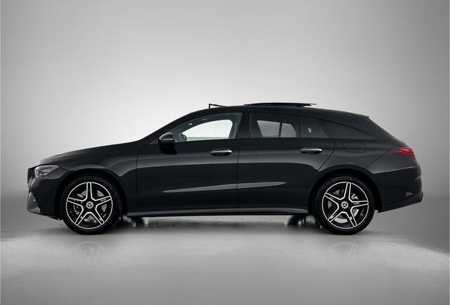 Mercedes-Benz CLA-KLASSE Shooting Brake 250 e Star Edition AMG Line | Nightpakket | KEYLESS-GO | Parkeerpakket met achteruitrijcamera | EASY PACK achterklep | Dodehoekassistent | MULTIBEAM LED | Zitcomfortpakket | Sfeerverlichting | Verwarmde stoelen vooraan |