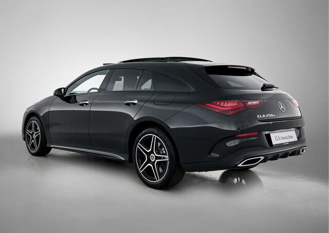 Mercedes-Benz CLA-KLASSE Shooting Brake 250 e Star Edition AMG Line | Nightpakket | KEYLESS-GO | Parkeerpakket met achteruitrijcamera | EASY PACK achterklep | Dodehoekassistent | MULTIBEAM LED | Zitcomfortpakket | Sfeerverlichting | Verwarmde stoelen vooraan |