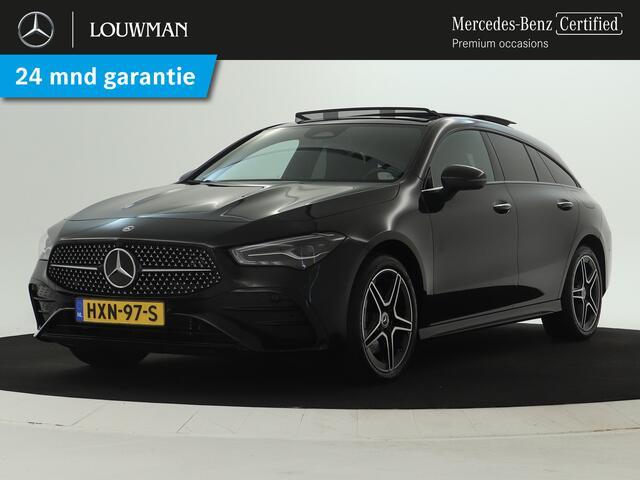 Mercedes-Benz CLA-KLASSE Shooting Brake 250 e Business Solution AMG | AMG- Line | Night Pakket | Trekhaak | Panorama Schuif-Kanteldak | Sfeerverlichting | Inclusief 24 maanden MB Certified garantie voor Europa.