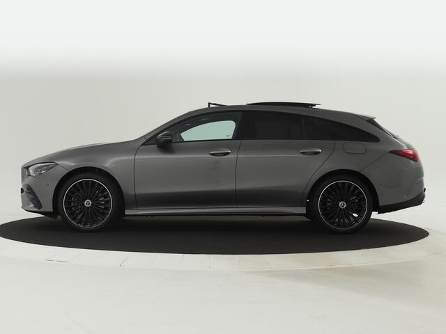 Mercedes-Benz CLA-KLASSE Shooting Brake 250 e Star Edition AMG Line | Trekhaak | Nightpakket | Antidiefstalpakket GUARD 360° Plus | Parkeerpakket met 360°-camera | Multi spaaks lichtmetalen velgen | EASY PACK achterklep | KEYLESS GO-comfortpakket | Smartphone integratie |