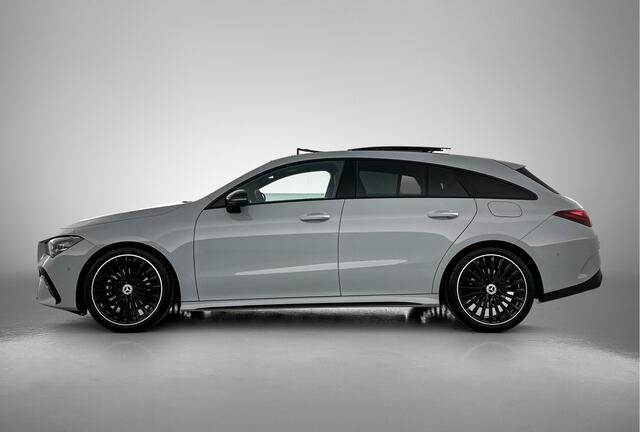 Mercedes-Benz CLA-KLASSE Shooting Brake 180 Business Solution AMG | Trekhaak | AMG Line Plus pakket | Head-up Display | Dodehoekassistent | Panoramaschuifdak | 360° camera | 19 inch multispaaks velgen |