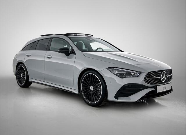 Mercedes-Benz CLA-KLASSE Shooting Brake 180 Business Solution AMG | Trekhaak | AMG Line Plus pakket | Head-up Display | Dodehoekassistent | Panoramaschuifdak | 360° camera | 19 inch multispaaks velgen |