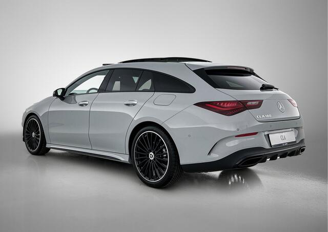 Mercedes-Benz CLA-KLASSE Shooting Brake 180 Business Solution AMG | Trekhaak | AMG Line Plus pakket | Head-up Display | Dodehoekassistent | Panoramaschuifdak | 360° camera | 19 inch multispaaks velgen |