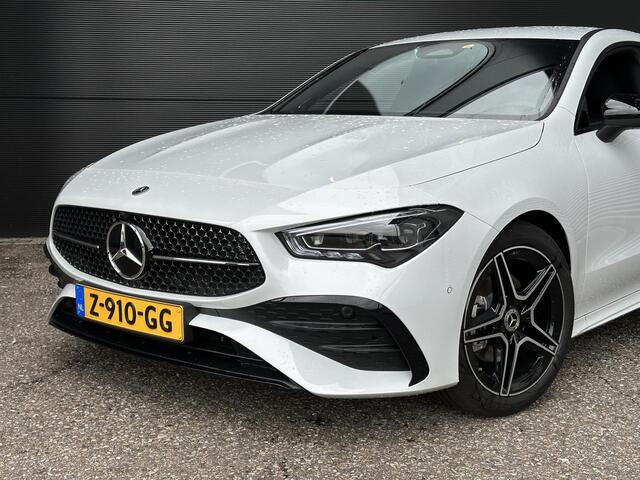 Mercedes-Benz CLA-KLASSE 180 AMG Line | Night Pakket | Burmester Surround Sound | Dodehoekassistent | MULTIBEAM LED Koplampen | Sfeerverlichting | Stoelverwarming | Achteruitrijcamera | Elektrisch Inklapbare Buitenspiegels