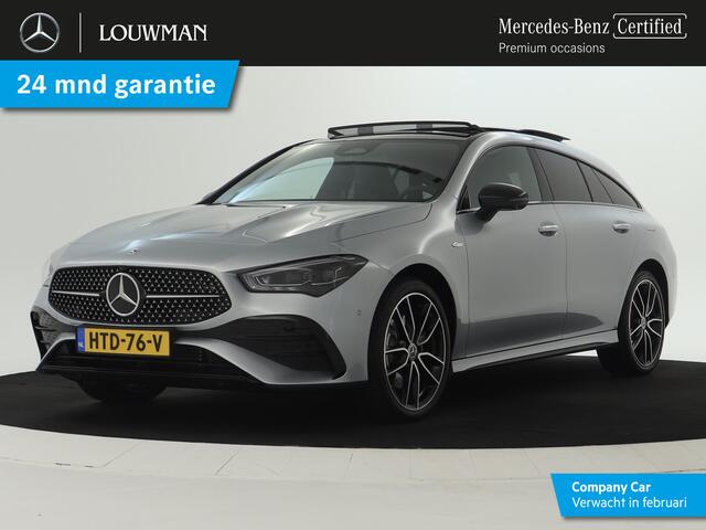 Mercedes-Benz CLA-KLASSE Shooting Brake 250 e Business Solution AMG | Trekhaak | AMG Line Plus pakket | Nightpakket | Parkeerpakket met 360°-camera | EASY PACK achterklep | Head-up display | Dodehoekassistent | Verwarmde stoelen vooraan |