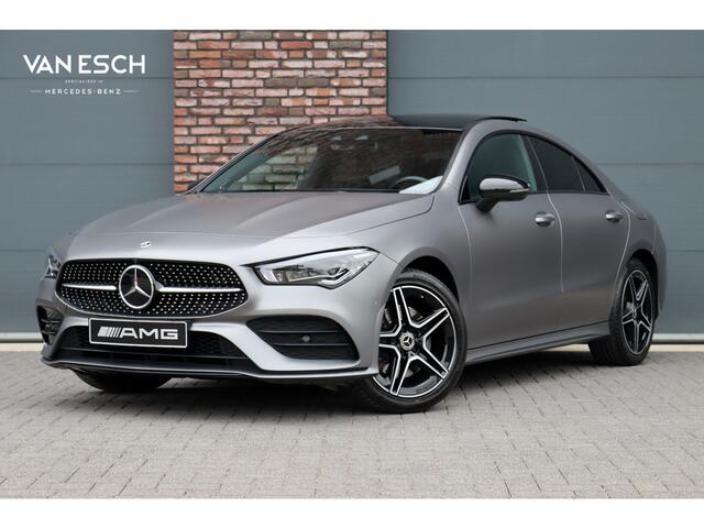 Mercedes-Benz CLA-KLASSE 250 e AMG Line | Distronic+ | Panoramadak | Memory | Burmester | HUD | Surround Camera | Keyless Go | Nightpakket | Augmented Reality |