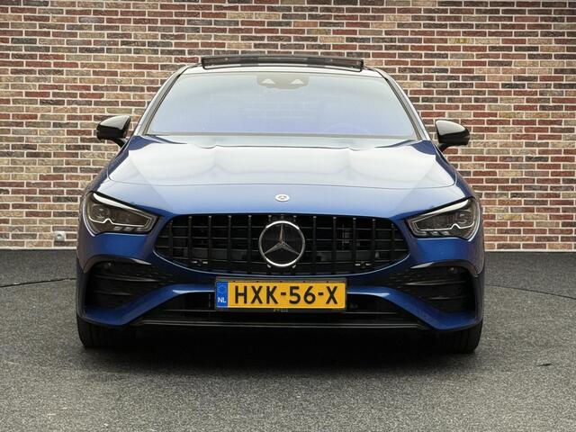 Mercedes-Benz CLA-KLASSE 250 e Star Edition AMG Line Panorma | Memorei stoelen | Rode interieur details