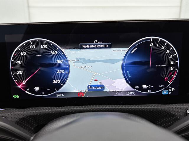 Mercedes-Benz CLA-KLASSE 250 e Business Solution AMG | AMG Line Plus pakket | Trekhaak | Panoramaschuifdak | Memorypakket | Head-up display | Augmented Reality navigatie | 360°-camera | Antidiefstalpakket GUARD 360° Plus | 19 inch AMG velgen |
