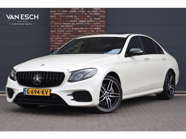 Mercedes-Benz E-KLASSE 400d 4MATIC Premium+ AMG Line Aut9 | Schuifdak | Distronic+ | Burmester High End | Memory | Nappa Leder | Multibeam LED | Parfumering | Keyless Go |
