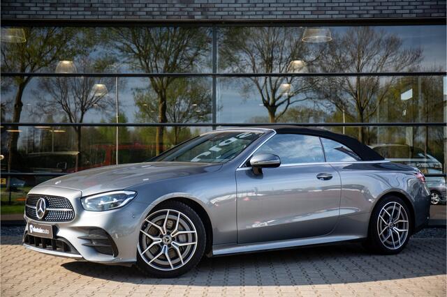 Mercedes-Benz E-KLASSE Cabrio 200 AMG Line Open dak, sfeerverlichting, stoel- en nekverwarming, isofix