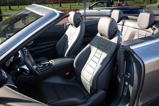 Mercedes-Benz E-KLASSE Cabrio 200 AMG Line Open dak, sfeerverlichting, stoel- en nekverwarming, isofix