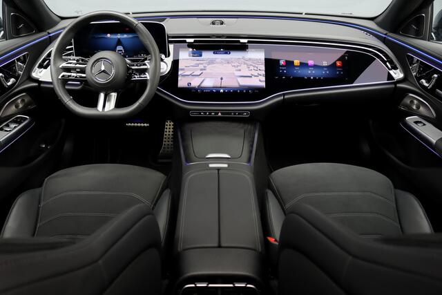 Mercedes-Benz E-KLASSE 300 e AMG Line Aut9 | MBUX Hyperscreen | Distronic+ | Burmester | Panoramadak | Memory | 3D-Display | Trekhaak | Digital Light | HUD | Surround Camera |