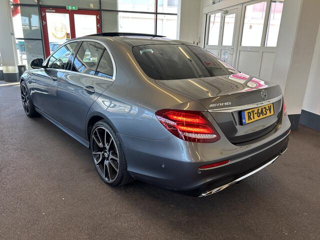 Mercedes-Benz E-KLASSE 250 Premium Plus AMG | E43 uitgevoerd | Panoramadak | 360 camera | Burmester | Sfeerverlichting | Lane assist | Memory seats | Adaptieve cruise control | Adaptief onderstel | Lederen bekleding | Navigatie | Full Laser LED