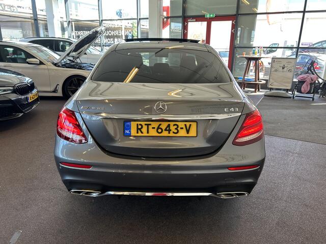 Mercedes-Benz E-KLASSE 250 Premium Plus AMG | E43 uitgevoerd | Panoramadak | 360 camera | Burmester | Sfeerverlichting | Lane assist | Memory seats | Adaptieve cruise control | Adaptief onderstel | Lederen bekleding | Navigatie | Full Laser LED