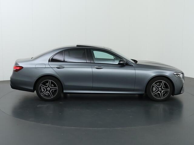 Mercedes-Benz E-KLASSE 200 Business Solution | AMG | Panoramadak | Rijassistentiepakket | Night | Burmester | Memory | Lederen bekleding | 360 graden camera |