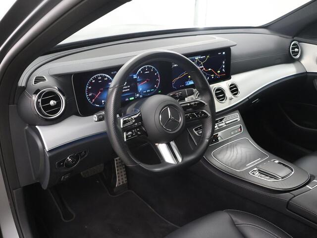 Mercedes-Benz E-KLASSE 200 Business Solution | AMG | Panoramadak | Rijassistentiepakket | Night | Burmester | Memory | Lederen bekleding | 360 graden camera |
